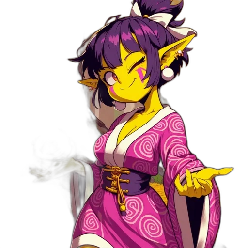 staff, dress, dragon, fantasy art transparent PNG cut-out