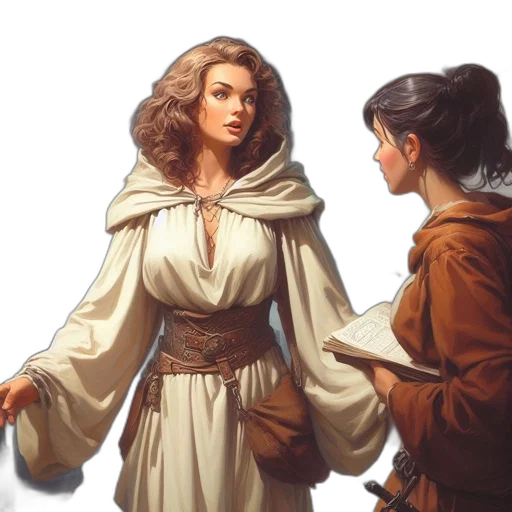 concept art, fantasy art, comic book art, oil painting transparent PNG cut-out
