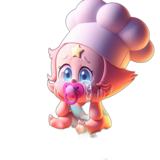 staff, creature, face, crown transparent PNG cut-out