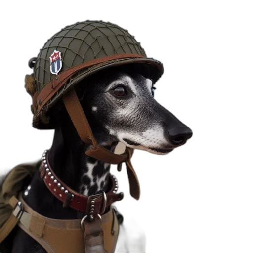 hat, animal, staff, photorealistic transparent PNG cut-out