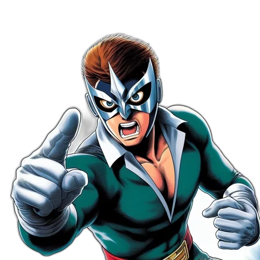 mask, jacket, face, comic book art transparent PNG cut-out