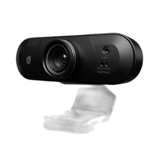 3d render, logitech, pro, webcam transparent PNG cut-out