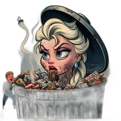 concept art, comic book art, fantasy art, cartoon transparent PNG cut-out