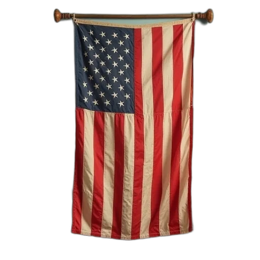 dress, american, flag, hanging transparent PNG cut-out
