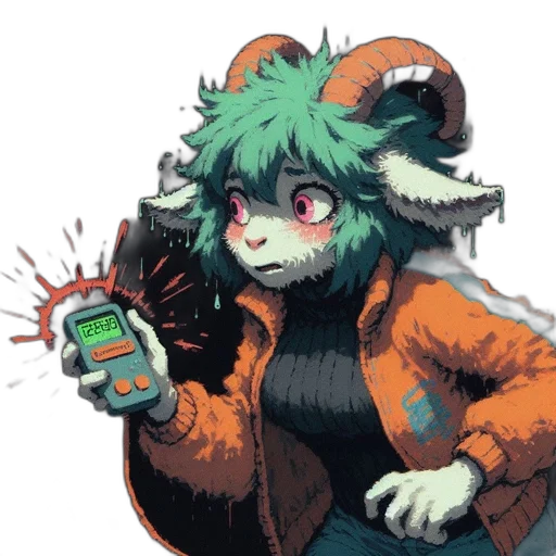 animal, creature, jacket, staff transparent PNG cut-out