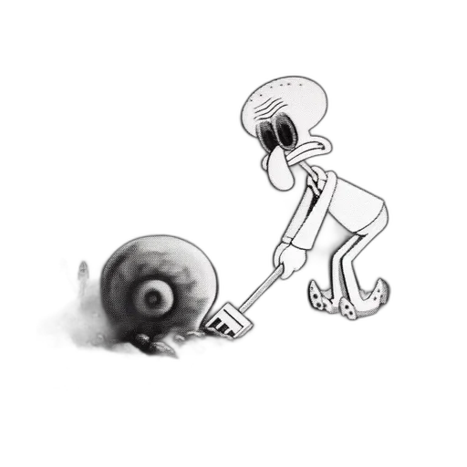 creature, animal, robot, hair transparent PNG cut-out