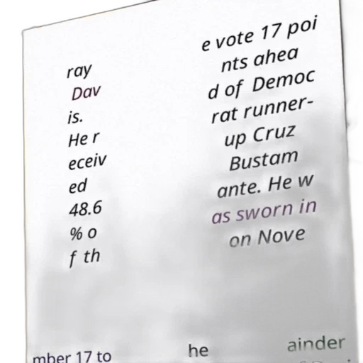 ray, dav, received, vote transparent PNG cut-out