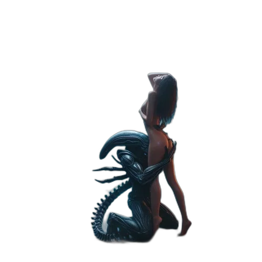 creature, staff, animal, robot transparent PNG cut-out