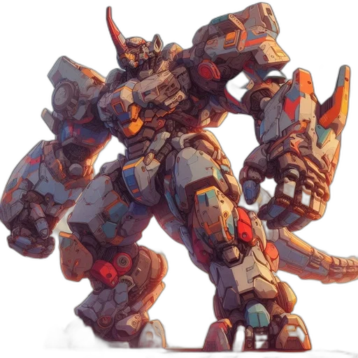 robot, weapon, dragon, concept art transparent PNG cut-out