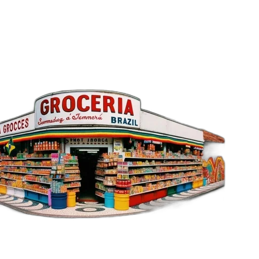 food, shoes, building, 3d render transparent PNG cut-out