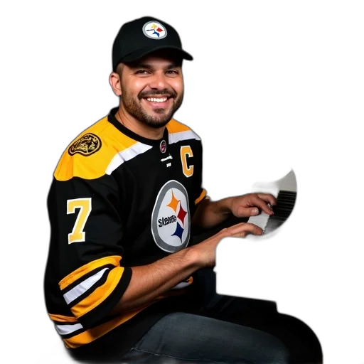 staff, hat, animal, man transparent PNG cut-out