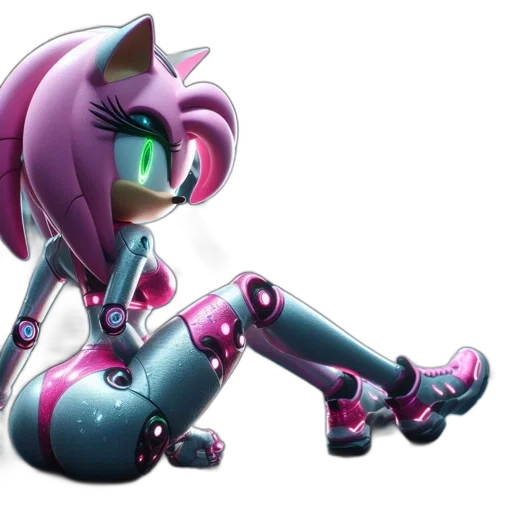 robot, cyberpunk, 3d render, concept art transparent PNG cut-out