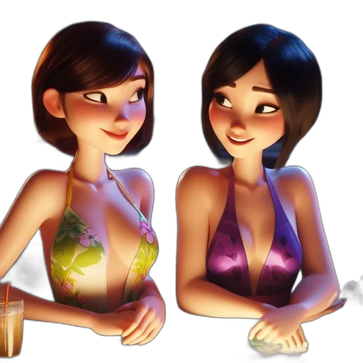 dress, jewelry, concept art, 3d render transparent PNG cut-out