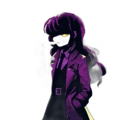 mask, jacket, staff, robot transparent PNG cut-out