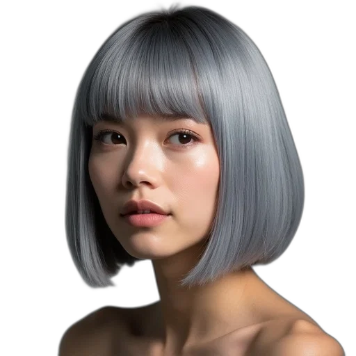 hair, face, robot, hat transparent PNG cut-out