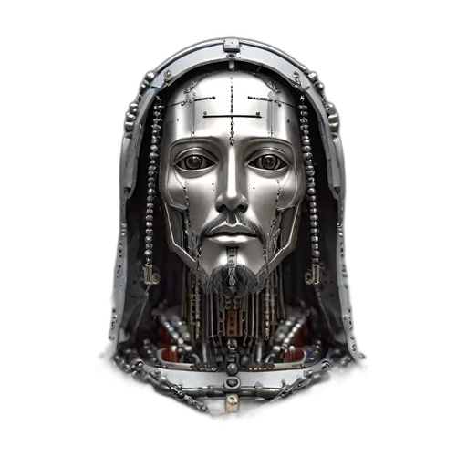 mask, face, robot, crown transparent PNG cut-out