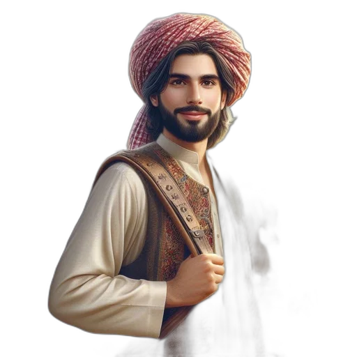 staff, face, photorealistic, fantasy art transparent PNG cut-out