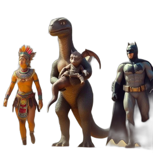concept art, 3d render, fantasy art, comic book art transparent PNG cut-out