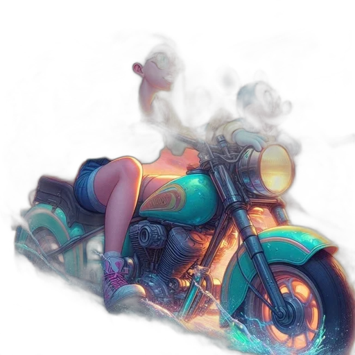 car, weapon, jacket, robot transparent PNG cut-out