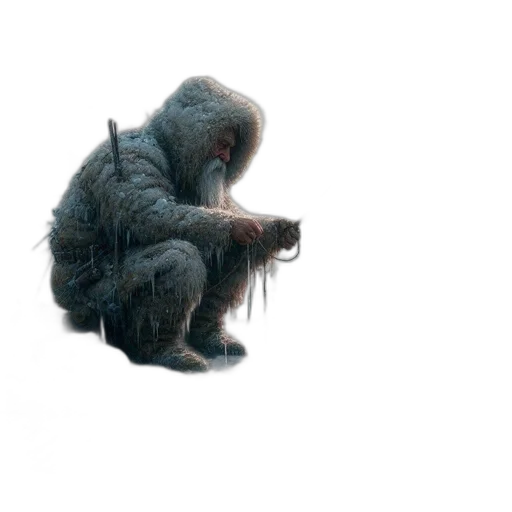 creature, hair, animal, jacket transparent PNG cut-out