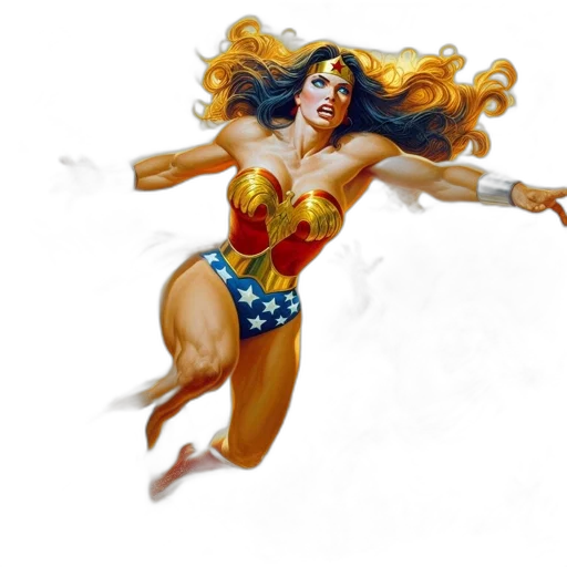 comic book art, concept art, fantasy art, photorealistic transparent PNG cut-out
