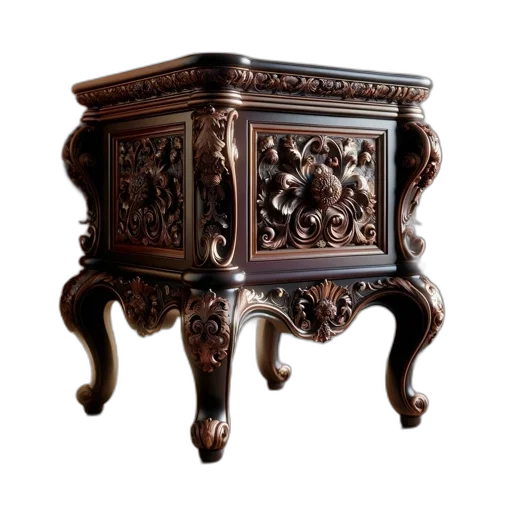 furniture, crown, jewelry, 3d render transparent PNG cut-out
