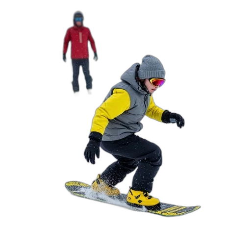 3d render, concept art, photorealistic, snow transparent PNG cut-out