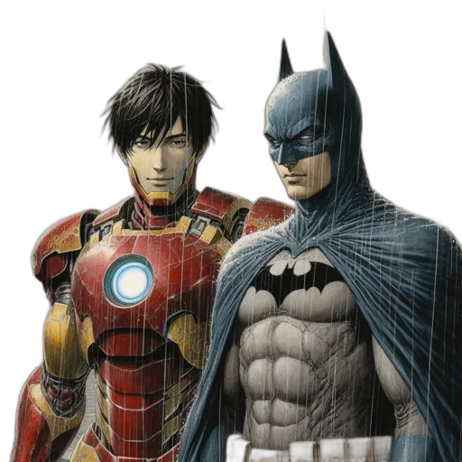 comic book art, concept art, fantasy art, iron transparent PNG cut-out