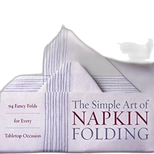 simple, art, napkin, folding transparent PNG cut-out