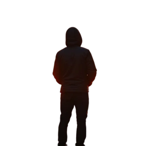jacket, staff, face, robot transparent PNG cut-out
