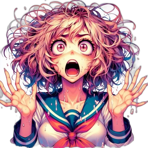 hair, face, creature, mask transparent PNG cut-out