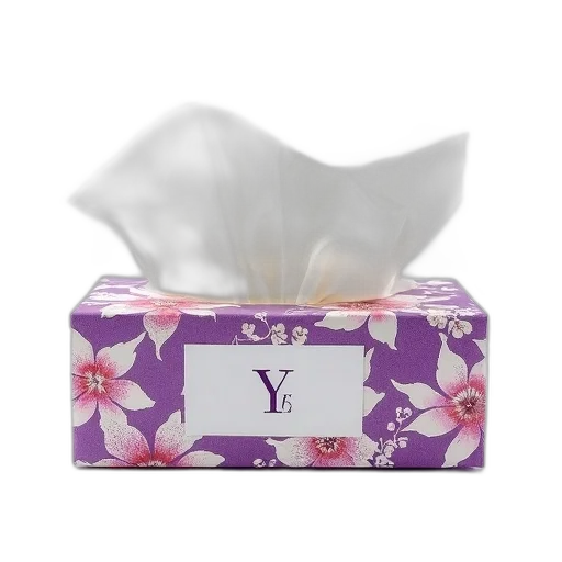 white, tissue, box, purple transparent PNG cut-out