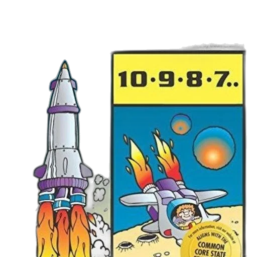 concept art, comic book art, outer space, children transparent PNG cut-out