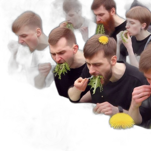 food, staff, face, creature transparent PNG cut-out