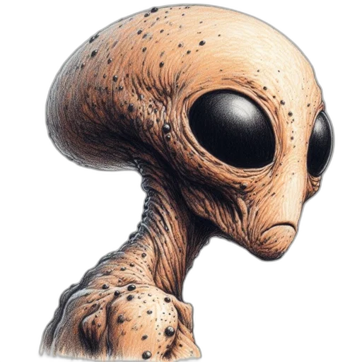 creature, face, animal, robot transparent PNG cut-out
