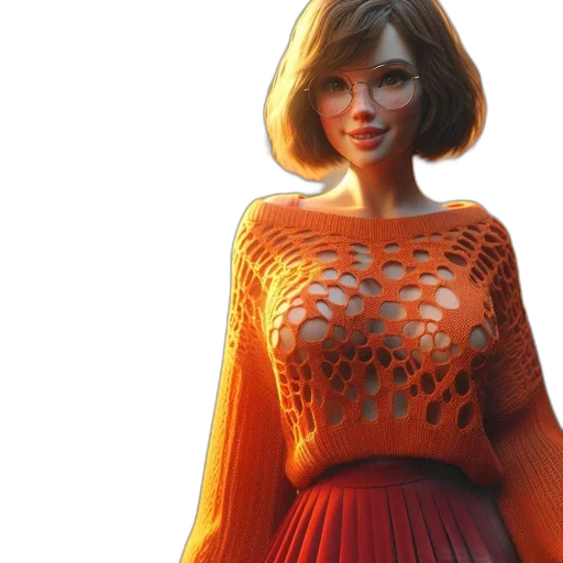 dress, 3d render, concept art, photorealistic transparent PNG cut-out