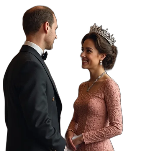crown, dress, jewelry, royal transparent PNG cut-out