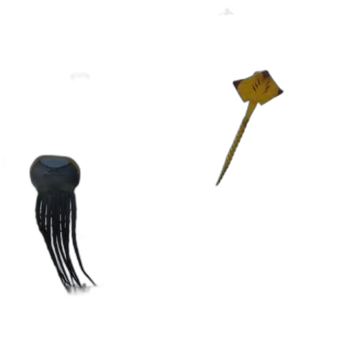 hair, staff, weapon, jewelry transparent PNG cut-out