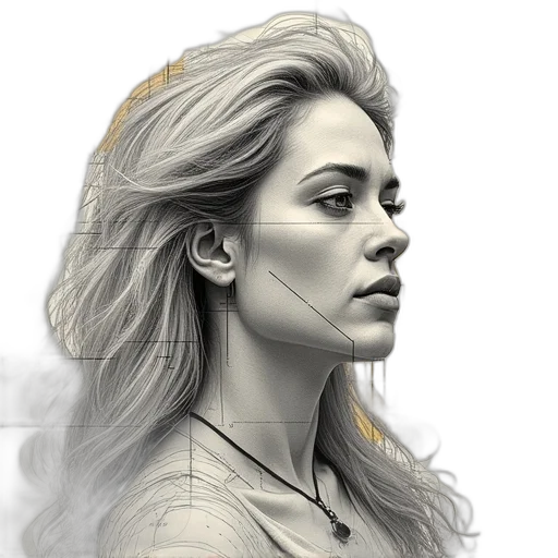 face, jewelry, hair, crown transparent PNG cut-out