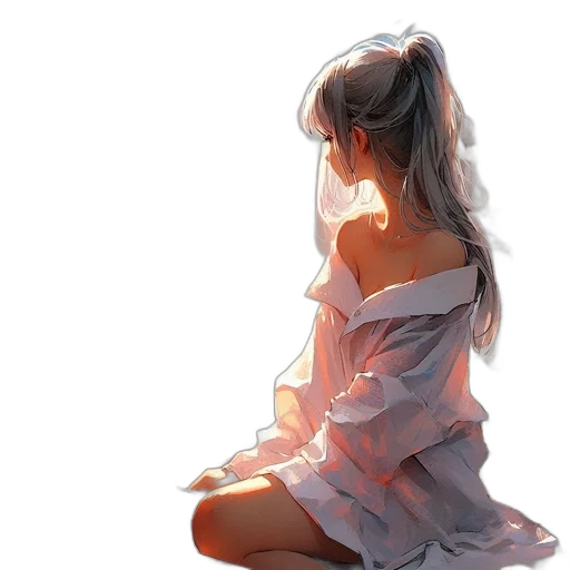 dress, face, mask, anime transparent PNG cut-out