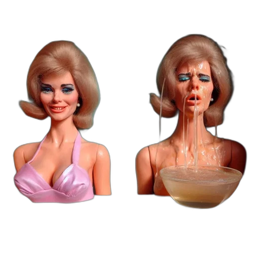 concept art, 3d render, two, mannequin transparent PNG cut-out
