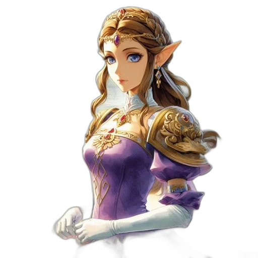 staff, crown, dress, jewelry transparent PNG cut-out