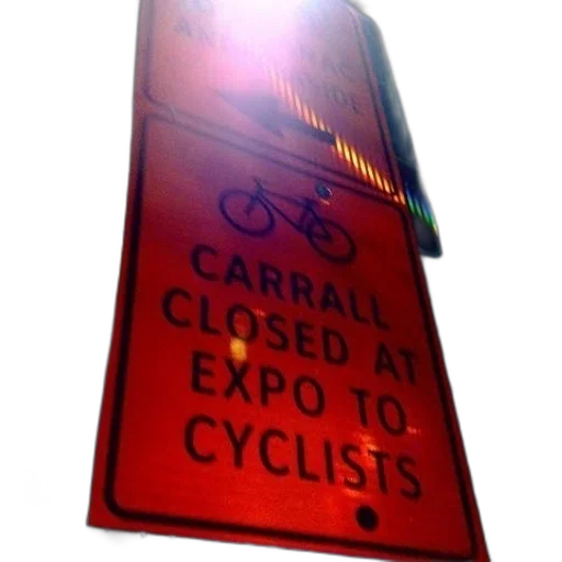 sign, says, carrall, closed transparent PNG cut-out
