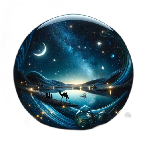 fantasy art, concept art, photorealistic, outer space transparent PNG cut-out