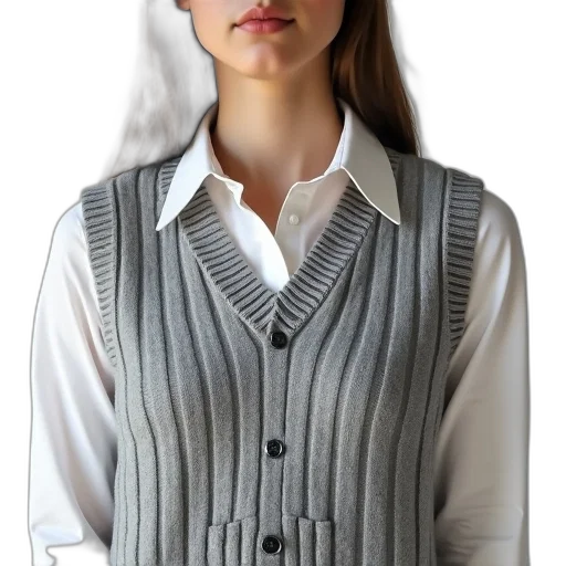 jacket, dress, staff, face transparent PNG cut-out