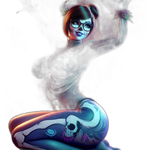 mask, fantasy art, concept art, comic book art transparent PNG cut-out