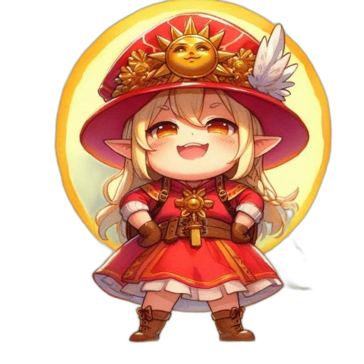 staff, hat, weapon, crown transparent PNG cut-out