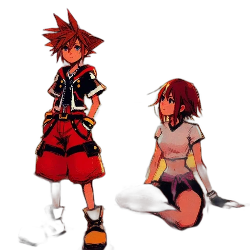 concept art, pixel art, anime, 3d render transparent PNG cut-out