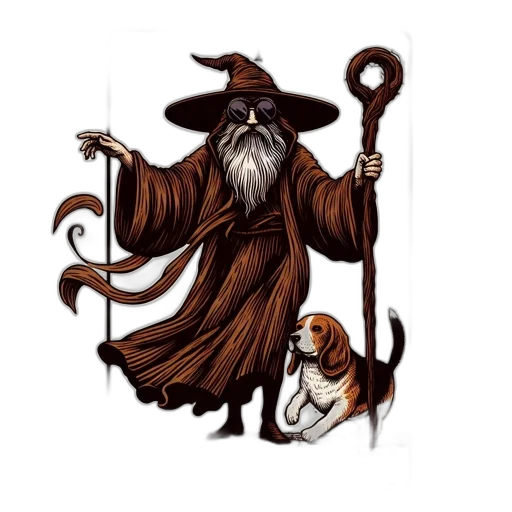 staff, creature, fantasy art, concept art transparent PNG cut-out