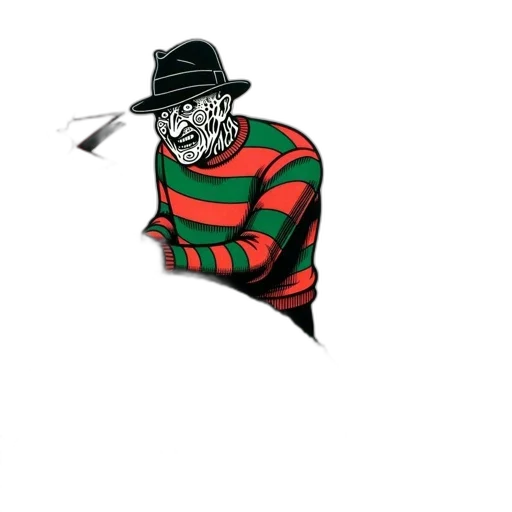 hat, mask, creature, staff transparent PNG cut-out